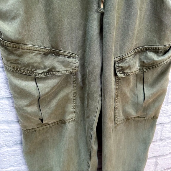 NWT! Young Fabulous & Brown Grayson sleeveless twill jumpsuit, M. - Picture 3 of 7